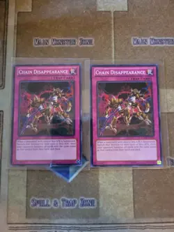 YUGIOH 2X CHAIN DISAPPEARANCE LCYW-EN289 COMMON UNLIMITED ED NM - Image 1