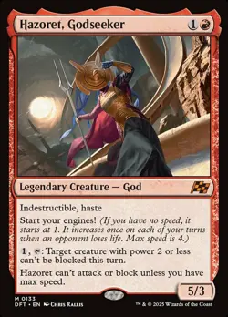 [1x] Hazoret, Godseeker Near Mint, English Aetherdrift MTG Magic - Image 1