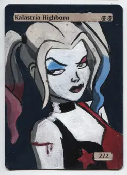 Kalastria Highborn ALTERED ART MTG Rare Magic Hand Painted SEE DESCRIPTION - Image 1