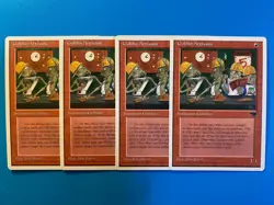 MTG 4x Goblin Artisans Chronicles OLD SCHOOL Magic the Gathering Card x4 NM - Image 1