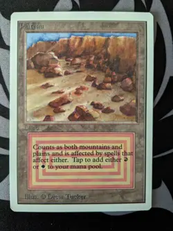 Plateau ~ Unlimited Edition [Slightly Played][Magic MTG] - Image 7
