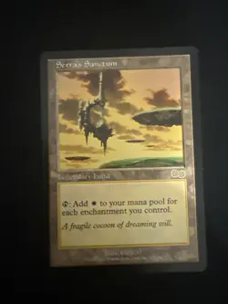 Serra's Sanctum Urza's Saga Magic the Gathering MTG 1998 - Image 1