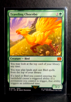 MTG - Traveling Chocobo - Final Fantasy M 0210  - NM Non Foil - Image 3