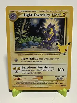 Pokemon Light Toxtricity SWSH137 Sword & Shield Promo NM Condition - Image 1