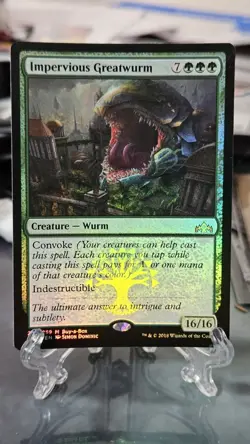 MTG / Impervious Greatwurm / GRN/ Promo/ NM - Image 1
