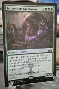MTG / Impervious Greatwurm / GRN/ Promo/ NM - Image 2