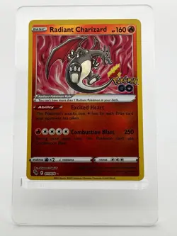 PokÃ©mon Go TCG Radiant Charizard Holo Rare Card 011/078 - Image 1