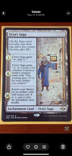 Magic the Gathering Urza's Saga Modern Horizons 2 Regular Card NM Condition - Image 1