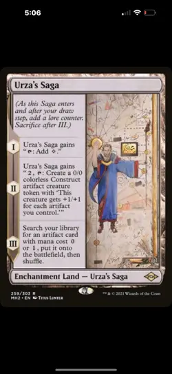 Magic the Gathering Urza's Saga Modern Horizons 2 Regular Card NM Condition - Image 2