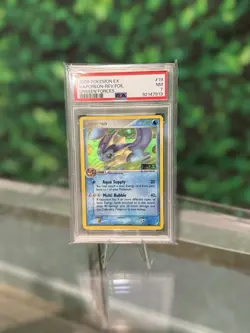 PokÃ©mon Vaporeon EX TCG Unseen Forces Holo Card 19/115 Rare - Image 1
