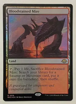Bloodstained Mire Foil - Modern Horizons 3 MTG Magic the Gathering - Image 3