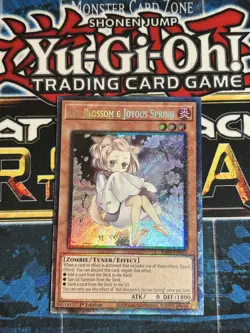 Yu-Gi-Oh Ash Blossom & Joyous Spring Prismatic Collector's Rare Card RA04-EN025 - Image 1