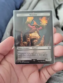 MTG Bird (0016) Wizard (0014) Double-Sided Token Final Fantasy Regular - Image 1