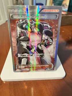Team Rocket's Handiwork (Full Art) 124/124 Fates Collide Pokemon Holo Foil   - Image 1