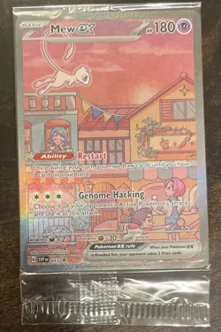 Pokemon TCG Mew ex SVP 053 Scarlet Violet 151 UPC Promo Full Art Card SEALED - Image 1