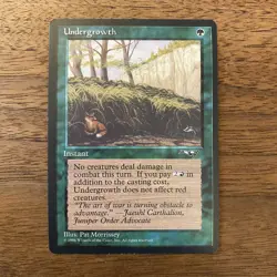 Undergrowth NM+ NEVER PLAYED MTG Alliances Magic 1996 VINTAGE FREE SHIPPING - Image 3