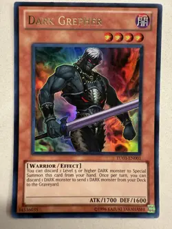 YuGiOh Dark Grepher TU03-EN001 Turbo Pack Unlimited Ultra Rare LP - Image 5
