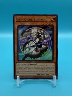 Dracotail Lukias - Justice Hunters (JUSH) - YuGiOh! - NM - Image 1
