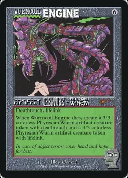 1x Wurmcoil Engine - Rainbow Foil - MTG Secret Lair - NM-Mint, English - Image 1