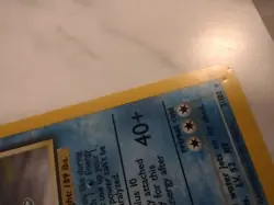 Pokemon TCG Card Blastoise Holo Rare Base Set Unlimited 2/102 HP/Damaged - Image 6