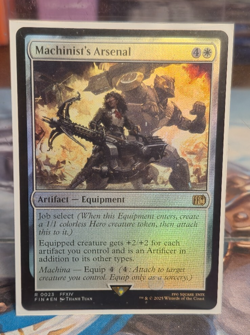 0023 Machinist's Arsenal Final Fantasy FOIL NM Card MTG Artifact Equipment White - Image 10