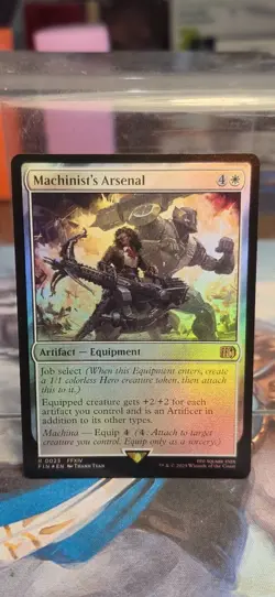 0023 Machinist's Arsenal Final Fantasy FOIL NM Card MTG Artifact Equipment White - Image 2