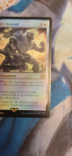 0023 Machinist's Arsenal Final Fantasy FOIL NM Card MTG Artifact Equipment White - Image 6
