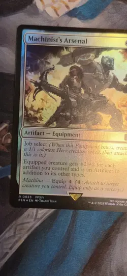 0023 Machinist's Arsenal Final Fantasy FOIL NM Card MTG Artifact Equipment White - Image 7