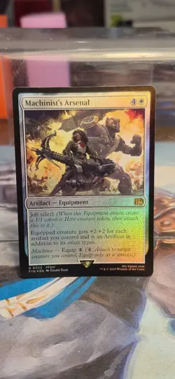 0023 Machinist's Arsenal Final Fantasy FOIL NM Card MTG Artifact Equipment White - Image 8