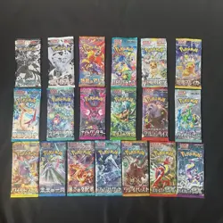 Pokemon Cards Japanese Scarlet & Vilet series Unopened 19 Packs - Image 1
