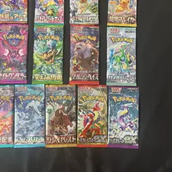 Pokemon Cards Japanese Scarlet & Vilet series Unopened 19 Packs - Image 10