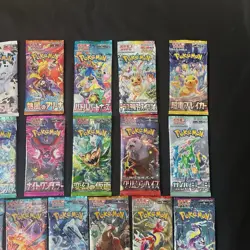 Pokemon Cards Japanese Scarlet & Vilet series Unopened 19 Packs - Image 3