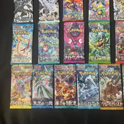 Pokemon Cards Japanese Scarlet & Vilet series Unopened 19 Packs - Image 9