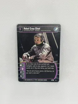 Rebel Crew Chief 41/180 RARE Star Wars Trading Card Game TCG - Image 1