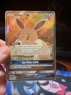 Eevee GX SM233 Holo Black Star Promo Sun & Moon Pokemon TCG Card HP - Image 8