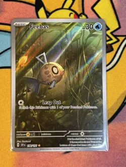 Feebas 198/191 Illustration Rare Surging Sparks Pokemon Card Mint - Image 1