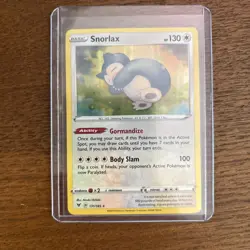 Snorlax 131/185 Vivid Voltage 2020 Pokemon Card Holo Rare NM-Mint - Image 1
