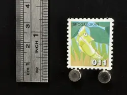 Metapod Pokemon Stamp Card Japanese Shogakukan Nintendo Game Anime TCG F - Image 2