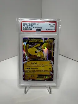 PIKACHU EX - #XY84 - 2015 POKEMON XY BLACK STAR PROMOS - PSA 9 - Image 1