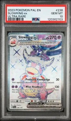 2023 Pokemon Paldea Evolved Slowking Ex Ultra Rare PSA 10 - Image 1