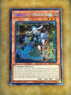 Yugioh Maliss P March Hare ALIN-EN023 Secret Rare 1st Ed NM - Image 1