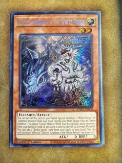 Yugioh Elzette, Azamina of the White Forest SUDA-EN008 Secret 1st Ed NM - Image 1
