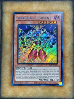 Yugioh Archfiend's Advent BLTR-EN046 Secret Rare 1st Ed NM - Image 1