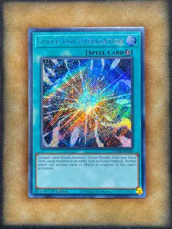 Yugioh Super Polymerization BLMR-EN089 Secret Rare 1st Ed LP - Image 1