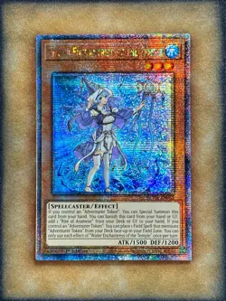 Yugioh Water Enchantress Of The Water Temple BLMR-EN065 Quarter Century Secret  - Image 1
