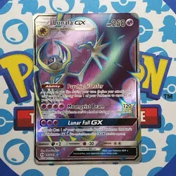 Lunala GX (Full Art) 141/149 SM Base Set Holo NM English Pokemon Card - Image 1