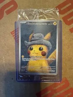 Pokemon Card - 085 Pikachu with Grey Felt Hat Promo Van Gogh - Sealed / Unopened - Image 1