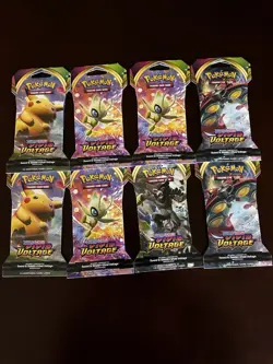 *SEALED* Pokemon TCG SWORD AND SHIELD VIVID VOLTAGE BOOSTER PACKS (Lot of 8) - Image 1