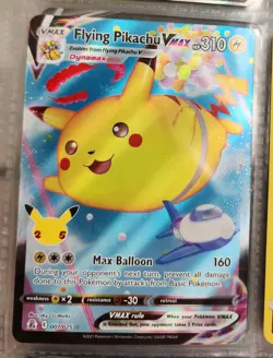 Flying Pikachu V MAX Full Art 07/25 Celebrations 2021 Pokemon TCG - Image 1