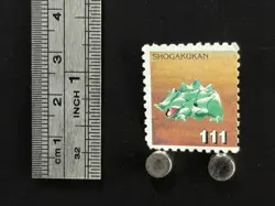 Rhyhorn Pokemon Stamp Card Japanese Shogakukan Nintendo Game Anime TCG F - Image 2